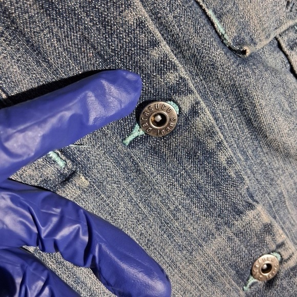 Vintage Western Cowgirl Festival Parasuco Studded Denim Women's Jacket - Picture 13 of 17
